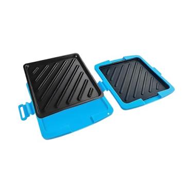 Imagem de Torradeira para Microondas de Viagem - Fabricante de sanduíche compacto, sem vara - Grelhador para café da manhã rápido | Máquina de lavar louça segura para prensa de lanche | Ferramenta de cozinha
