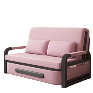 Imagem de Sofá-cama dobrável Sofá-cama dobrável de dupla função, sofá-cama individual extensível multifuncional para sala estar e varanda(Pequeno)