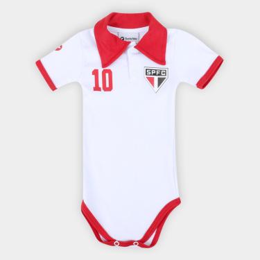Imagem de Body Polo São Paulo n°10 Infantil Torcida Baby-Unissex