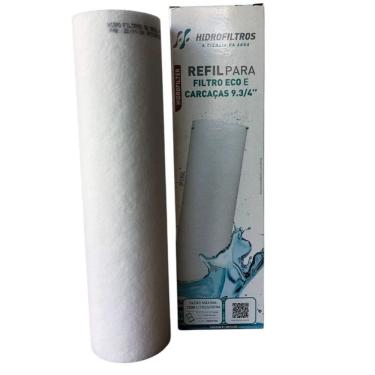 Imagem de Refil de polipropileno para filtro cavalete, caixa d`água e pontos de uso 9 3/4"