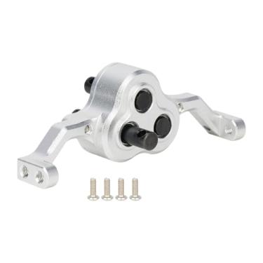 Imagem de JunZheHub Caixa de Transferência RC 1/10 Substitui Instalação de Rolamento de Transmissão Ajustável para Modificação de Carro, Prata