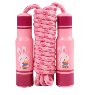 Imagem de Corda de pular fitness exercício corda de pular corda de pular ajustável para academia em casa aproximadamente 2,7 metros DJA503-08