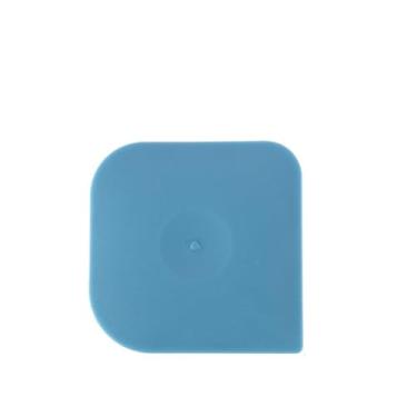 Imagem de Raspador de panela, 1 peça raspador de panela de plástico, raspador de panela sem arranhões para ferro fundido, limpeza de panelas e panelas, raspador resistente ferramenta de cozinha - azul