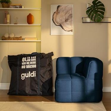 Imagem de Módulo Canto Sofá Guldi Popup Linho Azul