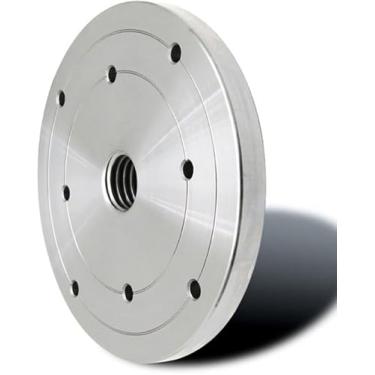 Imagem de Placa Frontal De Torno De Madeira, Mandril De Torno, 2 3 4 6 Placa Frontal De Torno De Madeira, Flange De Mandril De Torno De Madeira Com Rosca De Aço Prateado Para Acessório, 150mm M33x3.5