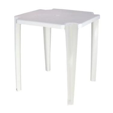 Imagem de Mesa Tramontina Noronha 68x68x71 cm em Polipropileno Branco