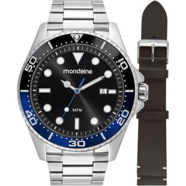 Imagem de Kit Relógio Mondaine Masculino Troca pulseira 32792G0MVNE1