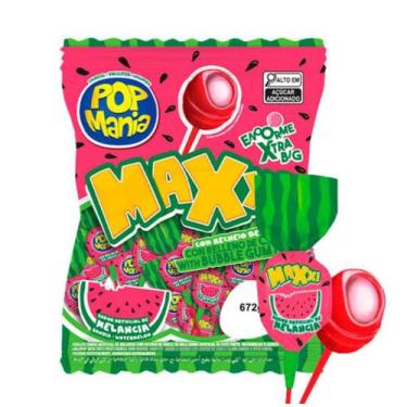 Imagem de Pirulito pop mania maxxi melancia 672 gr - RICLAN
