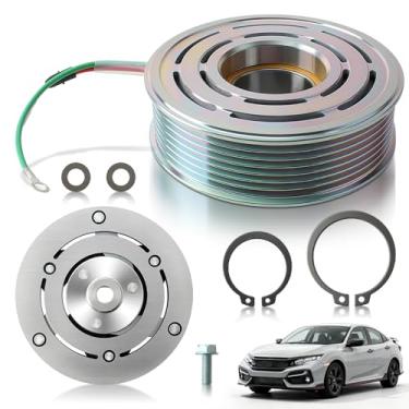 Imagem de AUTOKAY Kit de montagem de embreagem de compressor AC 38810RNAA01 para Civic 4 Cyl 1.8L 2006-2011