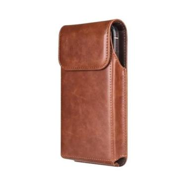 Imagem de Bolsa De Cintura Magnética De Couro De Vaca Luxuosa Para Homens Para i