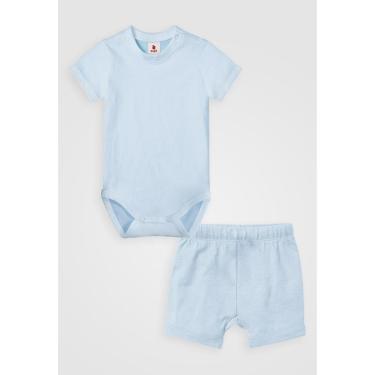 Imagem de Conjunto 2pçs Zupt Baby Body Curto Azul-Masculino