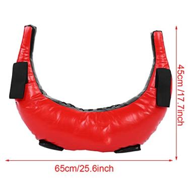 Imagem de Saco de Energia para Fitness, Saco de Areia para Treinamento Esportivo, Resistente, Boxe, Perfuração, Sacos de Areia Vazios, 5-25kg, Vermelho