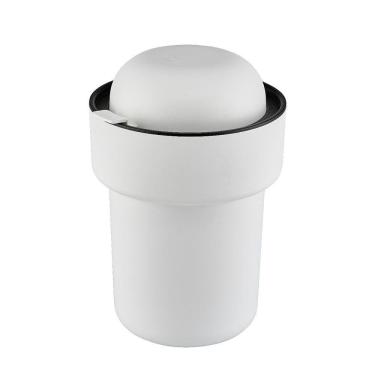 Imagem de Lixeira Unique 5 Litros Branca Em Polipropileno - Vem