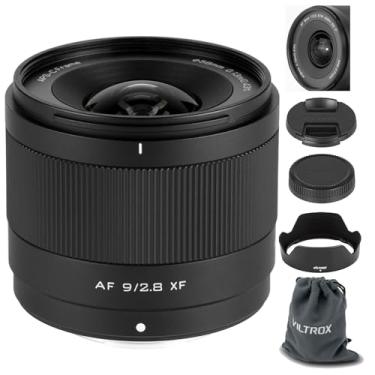 Imagem de VILTROX 9mm F2.8 XF-Mount APS-C para Fuji, Lente Prime Ultra Grande Angular com Foco Automático para Fujifilm Fuji X-Mount Câmeras X-E4 X-E5 X-H1 X-Pro3 X-S10 X-T4 X-T30 XT30II X-T200 X-H2 X-H2S X-T5
