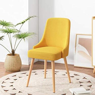 Imagem de Cadeira de escritório para jogos cadeira de computador sem braços, cadeira de mesa confortável para escritório executivo em casa, moderna cadeira de computador central com assento macio, cadeira de