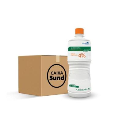 Imagem de Clorexidina 4,0% degermante 1000 ml (kit c/05 unds) - vic pharma