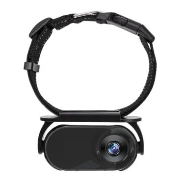 Imagem de Coleira de Câmera para Gato com Cartão Memória 8GB Esportiva Sem Fio Pequena 1080P Corporal Alta Clareza Gravação Vídeo Pets Ambientes Internos e Externos Ação Babá Casa Montagem Versátil Compacta Lev