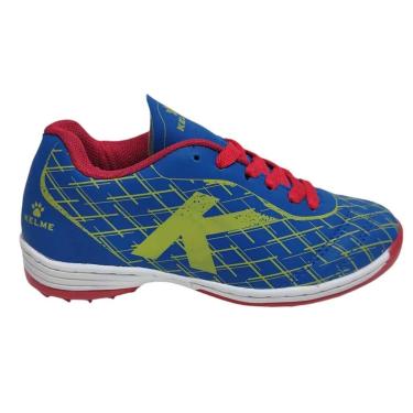 Imagem de Chuteira Kelme Sin Kubo Tf Society Jr - Azul e Vermelho Azul-vermelho 29-Unissex