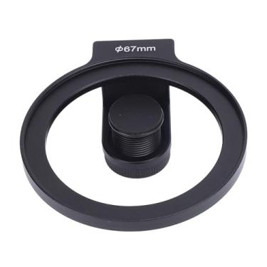 Imagem de RiToEasysports Clipe de Filtro de Lente de Telefone Suporte de 67 Mm Com Sapata Fria, Adaptador de Filtro de Smartphone de Liga de Alumínio para 16 Plus Pro, Gravação de Vídeo de Filmagem de Vlogging