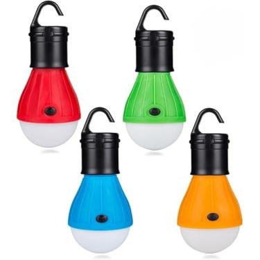 Imagem de Lâmpadas Camping Acampamento Led Pesca Barraca Lanterna a pilha Pilha