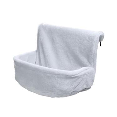 Imagem de Baoblaze Cama de gato com suporte para radiador e poleiro na janela, cinza