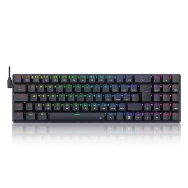Imagem de TECLADO MECANICO GAMER ASHE RGB PRETO SWITCH AZUL