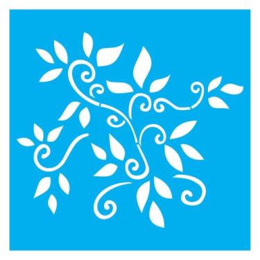 Imagem de Stencil De Acetato Para Pintura 14x14 cm OPA - 1055 - Estamparia Folha
