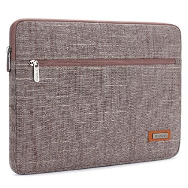 Imagem de NIDOO Bolsa para laptop de 14 polegadas para notebook Lenovo Chromebook S330 de 14 polegadas / Lenovo ThinkPad E490 T490 T490s T590 / HP ProBook 640 645 G4 / Dell Inspiron 5481 5482 5490, marrom