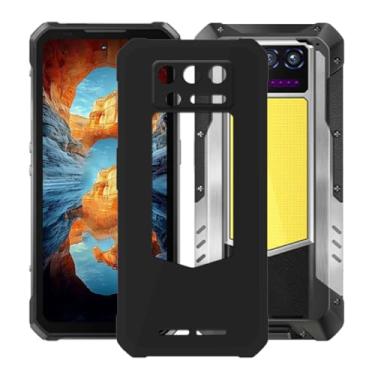 Imagem de KJYFOANI Capa para Oukitel WP100 Titan (6,8 polegadas), capas pretas à prova de choque, capa de telefone com proteção antiarranhões, capa ultrafina de silicone macio para - preta