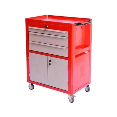 Imagem de Carrinho De Ferramentas 03 Gavetas C-06 Vermelho - Fercar