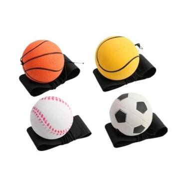 Imagem de Brinquedo De Corda Para Exercício Ao Ar Livre Com Bola De Pulso Elásti