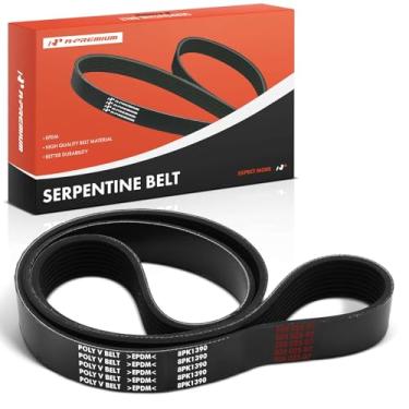 Imagem de A-Premium Correia de transmissão serpentina do motor compatível com BMW 335i 2012-2015, 335i GT xDrive 2015-2016, X5, X3, 435i, 435i Gran Coupe, 535i, 535i GT, 640i xDrive Gran Coupe, 740Li xDrive