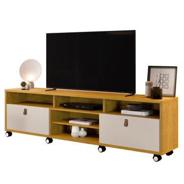Imagem de Rack Bancada para Tv de até 65" 2 Gavetas Galena
