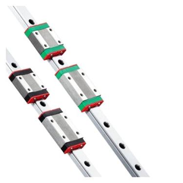 Imagem de Guia linear MGN9 MGN12 bloco 100 mm a 1000 mm transporte ferroviário CNC peça impressora 3D rolamentos em miniatura roteador trilho linear (12C, 600 mm)