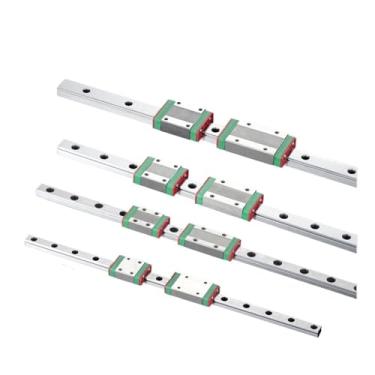 Imagem de 2 peças MGN7 MGN12 MGN15 MGN9 L de 100 mm a 1000 mm Slide de trilho linear em miniatura 2 peças MGN Guia linear MGN Carriage 3D Peça de impressora (MGN7H, 550mm)