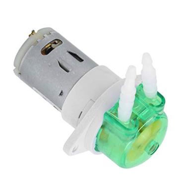 Imagem de aqxreight Mini Bomba Peristáltica de Líquido DC Dosando água Com Tubo de Silicone para Jardim de Aquário Fricção de Lubrificação DC12V Com Fácil Desgaste na Parte Externa Interna ou Variedade (CC24V)