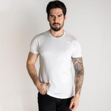 Imagem de Camiseta Acostamento Monocromática Branca-Masculino
