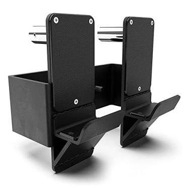 Imagem de Synergee Ganchos J para racks elétricos e agachamentos. 3x3 J-Cups projetados para furos de 2,5 cm ou 5/8. Ganchos J para levantamento de energia, agachamentos e prensas. Vendido em pares.