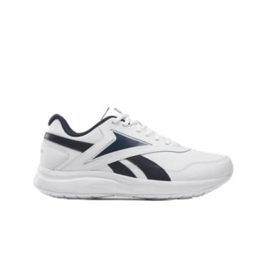 Imagem de Reebok Tênis masculino Walk Ultra 7 DMX Max Wide 4e, Branco/azul marinho/aha, 11 XX-Wide