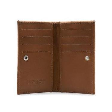 Imagem de Carteira Porta Cartão Couro Trisse Conhaque CF-004 Feminina-Feminino