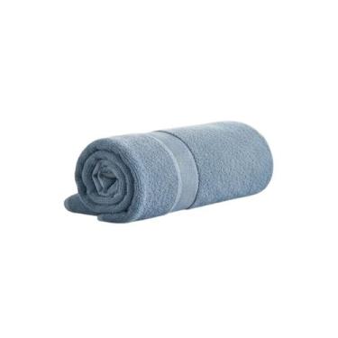 Imagem de Toalha de Rosto Ícone Camesa Nanosoft Fio Penteado 45x80cm, AZUL - R77