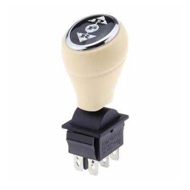 Imagem de SKXMOD Interruptor de engrenagem para frente e para trás do carrinho de bebê de veículo elétrico infantil DPR alça de empurrar para carrinho de bebê KCD4 (preto, autotravamento)