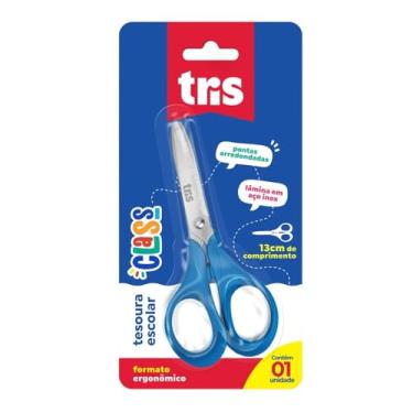 Imagem de Tesoura Escolar Class - 13Cm - Cart C/1 Un - Tris (Color May Vary)