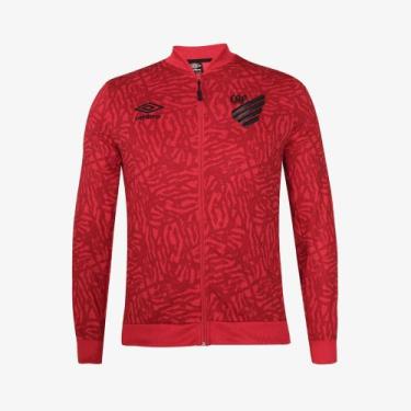 Imagem de Jaqueta Athletico Paranaense Hino 2024 Umbro Masculino, M, Vermelho, M
