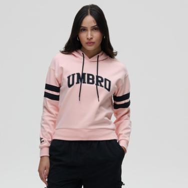 Imagem de Blusa Moletom Umbro College Concept com Capuz Feminino-Feminino