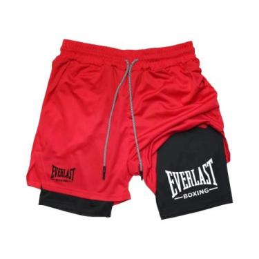 Imagem de Shorts Esportivos Masculinos Justos De Secagem Rápida E Respiráveis Co