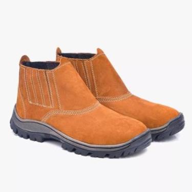 Imagem de Bota Chelsea Ferrara Camel 100% Couro Legítimo Masculino-Masculino