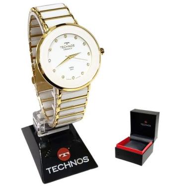 Imagem de Relógio Technos Feminino Analógico Ceramic Safira 2035LMM/4B