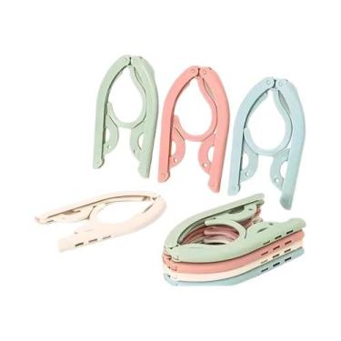 Imagem de Cabides De Viagem Dobráveis Portáteis Antiderrapantes De Plástico Para