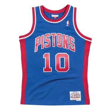 Imagem de Regata Mitchell & Ness Road Swingman Jersey Detroit Pistons 1988-89 Dennis Rodman Mascu...